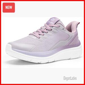 Wide Width Walking Shoes for Heel Pain Relief Lightweight Cloud Lite